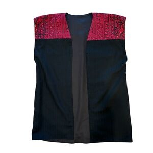 Safekeeper Rare Vintage Vest Black Open-Front Vest